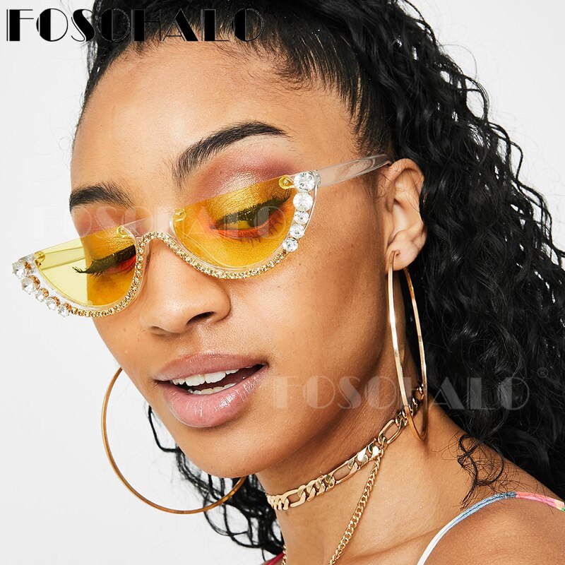 Diamond-Cat-Eye-Sunglasses-Women-2020-Semi-Rimless-Sun-Glasses-Luxury-Brand-Designer-Crystal-Frame-Rhinestone-3