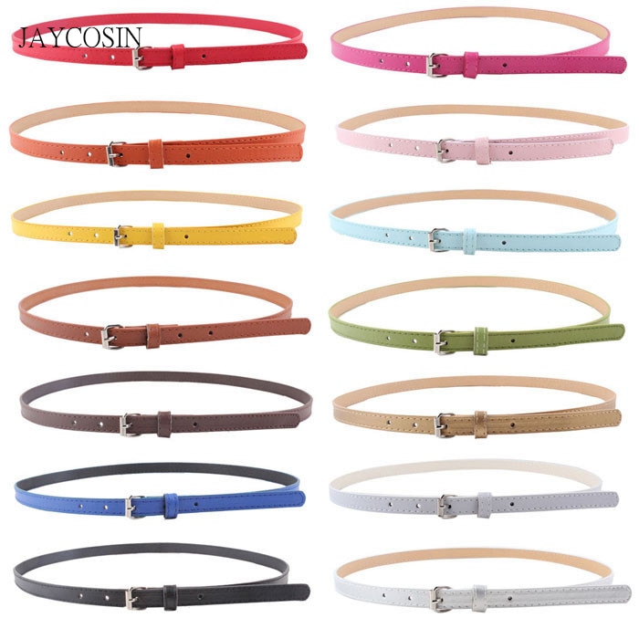 JAYCOSIN Multi-color Lady's Slender thin Belt