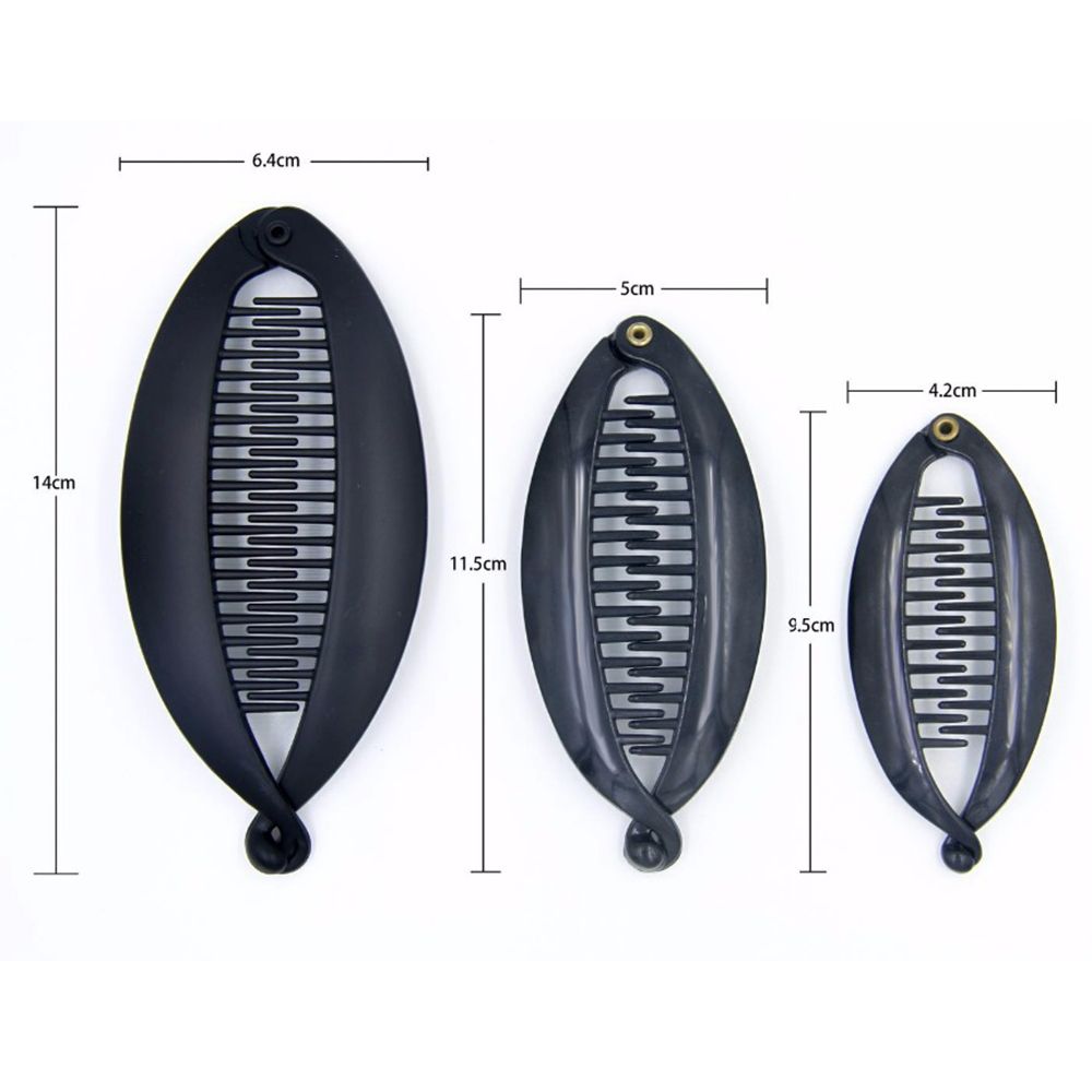 Multi-Sizes Fish Shape Hair Claws Clips Ponytail Holder for Women