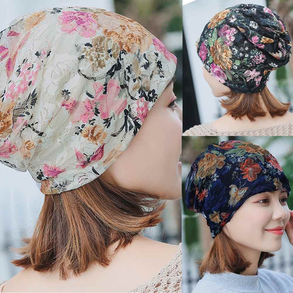 Spring Summer Beanies For Women Muslim Stretch Turban Hat