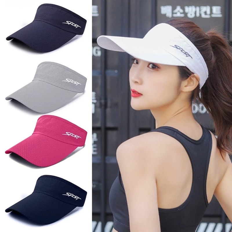 Caps Sun Sports Visor Hat For Women Running Beach