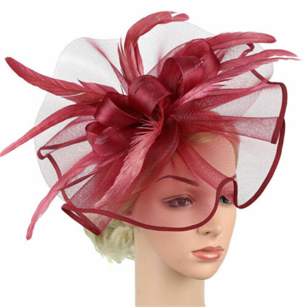 Top-Grade-Women-Big-Flower-Fascinator-Hair-Clip-Feathers-Top-Hat-Wedding-Royal-Ascot-Race-Accessories-2